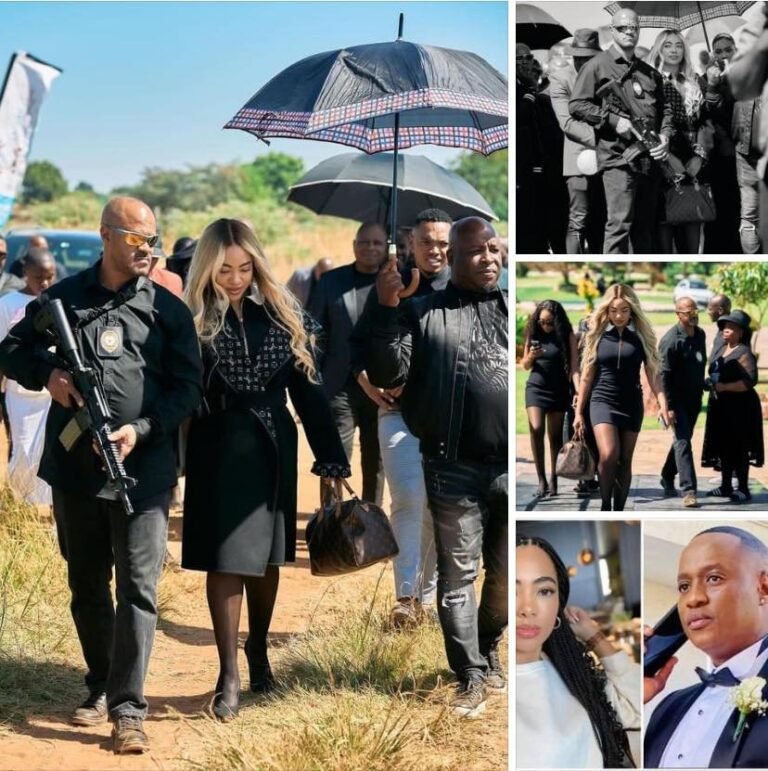 Amanda DuPont arrives at a funeral heavily guarded with armed security, what is she scared of? Amanda DuPont arrives at a funeral