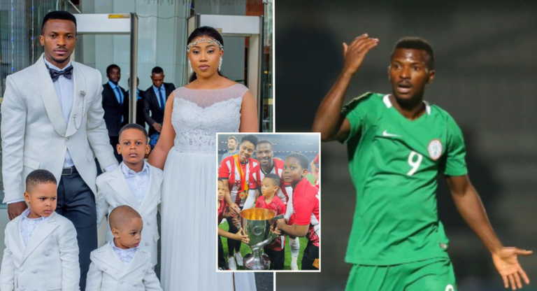 DNA Tests Reveals That Nigerian Footballer, Kayode Olarenwaju Is Not The Biological Father Of His 3 Children