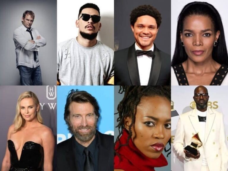 Explore the Top 10 Wealthiest South African Celebrities, including Elon Musk, Charlize Theron, and Trevor Noah.