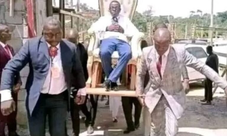 Meet Pastor Who Cannot Walk On Sinful Ground Because He Believes He Is Too Holy Meet Pastor Who Cannot Walk On Sinful Ground Because He Believes He Is Too Holy