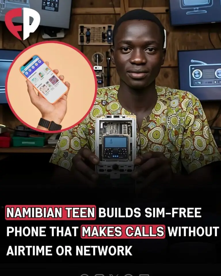 Namibian Teen Simon Petrus Creates Airtime-Free Phone