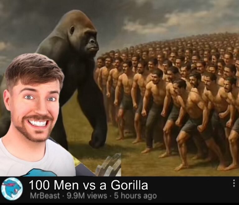 100 Men vs 1 Gorilla: Who Wins?